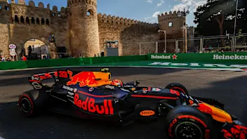 Max Verstappen (NED) Red Bull Racing RB13 at Formula One World Championship, Rd8, Azerbaijan Grand
