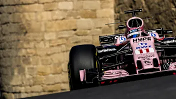 Sergio Perez (MEX) Force India VJM10 at Formula One World Championship, Rd8, Azerbaijan Grand Prix,
