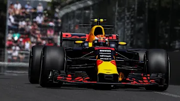 Max Verstappen (NED) Red Bull Racing RB13 at Formula One World Championship, Rd8, Azerbaijan Grand