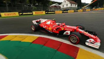 Kimi Raikkonen (FIN) Ferrari SF70-H at Formula One World Championship, Rd12, Belgian Grand Prix,