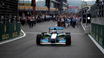 Mick Schumacher (GER) Benetton B194 at Formula One World Championship, Rd12, Belgian Grand Prix,