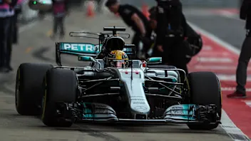 Lewis Hamilton (GBR) Mercedes-Benz F1 W08 Hybrid at Formula One World Championship, Rd10, British
