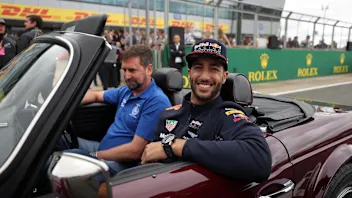 Daniel Ricciardo (AUS) Red Bull Racing on the drivers parade at Formula One World Championship,