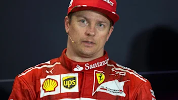 Kimi Raikkonen (FIN) Ferrari in the Press Conference at Formula One World Championship, Rd6, Monaco