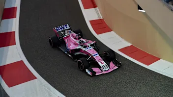 Lance Stroll, Racing Point Force India VJM11 at Formula One Testing, Day One, Yas Marina Circuit,