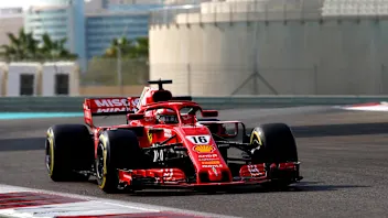 Charles Leclerc, Ferrari SF-71H at Formula One Testing, Day Two, Yas Marina Circuit, Abu Dhabi,
