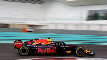 Pierre Gasly, Red Bull Racing RB14 at Formula One Testing, Day Two, Yas Marina Circuit, Abu Dhabi,