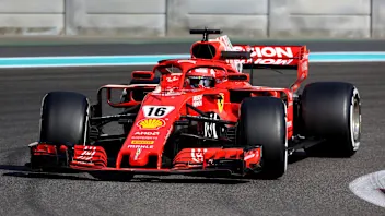 Charles Leclerc, Ferrari SF-71H at Formula One Testing, Day Two, Yas Marina Circuit, Abu Dhabi,