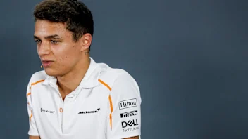 Lando Norris, McLaren in the press conference at Formula One World Championship, Rd21, Abu Dhabi