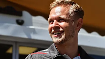 Kevin Magnussen (DEN) Haas F1 at Formula One World Championship, Rd4, Azerbaijan Grand Prix,
