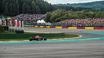 Max Verstappen, Red Bull Racing RB14 infront of fans at Formula One World Championship, Rd13,