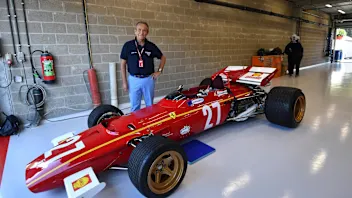 Jacky Ickx with Ferrari Ferrari 312B at Formula One World Championship, Rd13, Belgian Grand Prix,