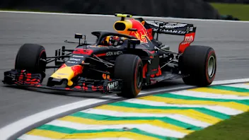 Max Verstappen, Red Bull Racing RB14 at Formula One World Championship, Rd20, Brazilian Grand Prix,