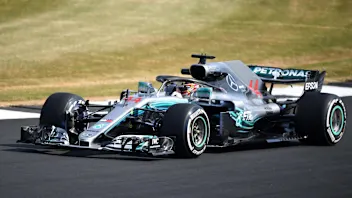 Lewis Hamilton (GBR) Mercedes-AMG F1 W09 EQ Power+ at Formula One World Championship, Rd10, British