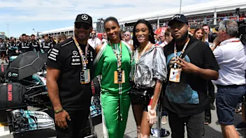 Winnie Harlow (CDN) on the grid at Formula One World Championship, Rd7, Canadian Grand Prix, Race,