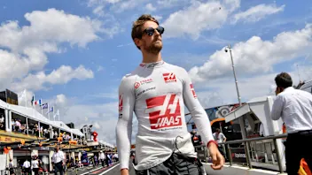 Romain Grosjean (FRA) Haas F1 at Formula One World Championship, Rd8, French Grand Prix, Race, Paul