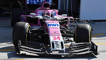Nicholas Latifi (CDN) Force India VJM11 at Formula One Testing, Day One, Hungaroring, Hungary,