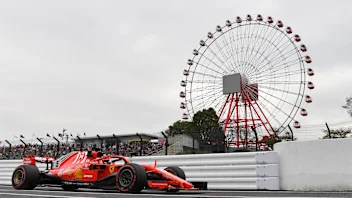 Sebastian Vettel, Ferrari SF71H at Formula One World Championship, Rd17, Japanese Grand Prix,