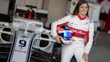 Tatiana Calderon, Alfa Romeo Sauber F1 Team Test Driver at Formula One World Championship, Rd19,