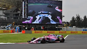 Esteban Ocon, Racing Point Force India VJM11 at Formula One World Championship, Rd19, Mexican Grand