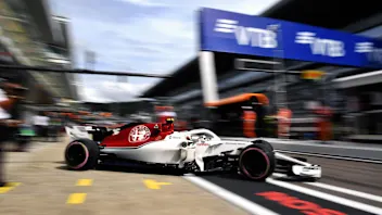 Charles Leclerc, Alfa Romeo Sauber C37 at Formula One World Championship, Rd16, Russian Grand Prix,