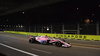 Sergio Perez, Racing Point Force India VJM11 at Formula One World Championship, Rd15, Singapore