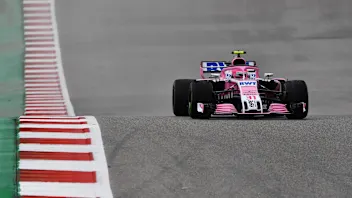 Esteban Ocon, Racing Point Force India VJM11 at Formula One World Championship, Rd18, United States