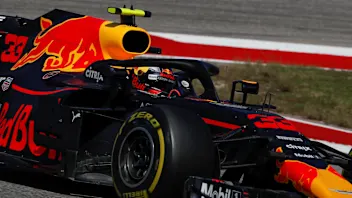 Max Verstappen, Red Bull Racing RB14 at Formula One World Championship, Rd18, United States Grand