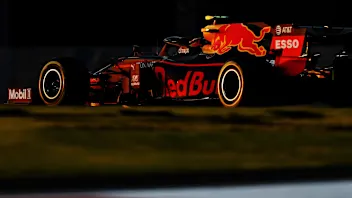 ABU DHABI, UNITED ARAB EMIRATES - NOVEMBER 29: Alexander Albon of Thailand driving the (23) Aston