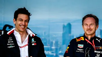 MELBOURNE GRAND PRIX CIRCUIT, AUSTRALIA - MARCH 15: Toto Wolff, Executive Director (Business),