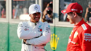 MELBOURNE GRAND PRIX CIRCUIT, AUSTRALIA - MARCH 16: Pole Sitter Lewis Hamilton, Mercedes AMG F1