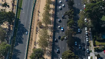 MELBOURNE GRAND PRIX CIRCUIT, AUSTRALIA - MARCH 17: George Russell, Williams Racing FW42 during the