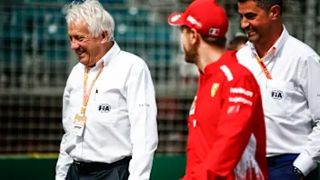 MELBOURNE GRAND PRIX CIRCUIT, AUSTRALIA - MARCH 13: Charlie Whiting, Race Director, FIA,