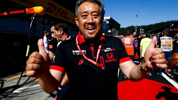 RED BULL RING, AUSTRIA - JUNE 30: Masashi Yamamoto, General Manager, Honda Motorsport celebrates a