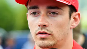 RED BULL RING, AUSTRIA - JUNE 27: Charles Leclerc, Ferrari speaks to the media during the Austrian