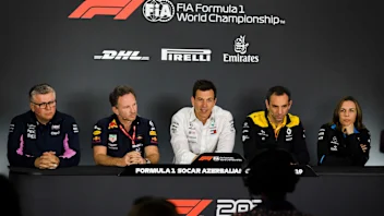 BAKU CITY CIRCUIT, AZERBAIJAN - APRIL 26: Otmar Szafnauer, Team Principal and CEO, Racing Point,