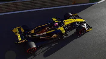 BAKU CITY CIRCUIT, AZERBAIJAN - APRIL 26: Daniel Ricciardo, Renault R.S.19 during the Azerbaijan GP