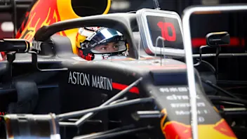 BAKU CITY CIRCUIT, AZERBAIJAN - APRIL 27: Pierre Gasly, Red Bull Racing RB15 during the Azerbaijan