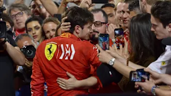 BAHRAIN INTERNATIONAL CIRCUIT, BAHRAIN - MARCH 31: Charles Leclerc, Ferrari, 3rd position, with his