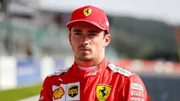 SPA-FRANCORCHAMPS, BELGIUM - AUGUST 31: Pole winner Charles Leclerc, Ferrari during the Belgian GP