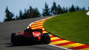 SPA-FRANCORCHAMPS, BELGIUM - AUGUST 30: Charles Leclerc, Ferrari SF90 during the Belgian GP at