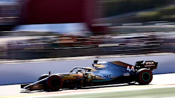 SPA-FRANCORCHAMPS, BELGIUM - AUGUST 30: Lewis Hamilton, Mercedes AMG F1 W10 during the Belgian GP