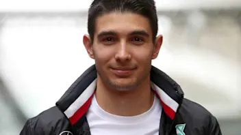 SAO PAULO, BRAZIL - NOVEMBER 15: Esteban Ocon of France and Mercedes GP walks in the Paddock before