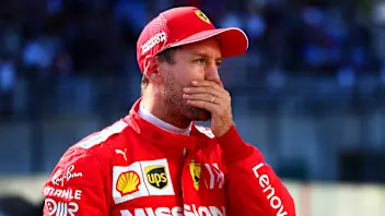 SAO PAULO, BRAZIL - NOVEMBER 16: Second place qualifier Sebastian Vettel of Germany and Ferrari