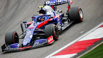 SHANGHAI INTERNATIONAL CIRCUIT, CHINA - APRIL 14: Alexander Albon, Toro Rosso STR14 during the