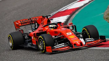 SHANGHAI INTERNATIONAL CIRCUIT, CHINA - APRIL 12: Sebastian Vettel, Ferrari SF90 during the Chinese