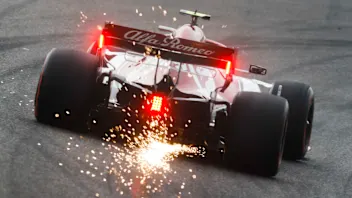 SHANGHAI INTERNATIONAL CIRCUIT, CHINA - APRIL 12: Antonio Giovinazzi, Alfa Romeo Racing C38 during