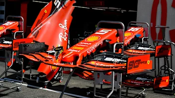 CIRCUIT PAUL RICARD, FRANCE - JUNE 20: Front wing of Ferrari SF90 during the French GP at Circuit