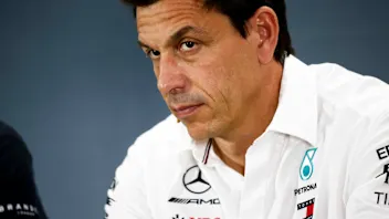 HOCKENHEIMRING, GERMANY - JULY 26: Toto Wolff, Executive Director (Business), Mercedes AMG, in the