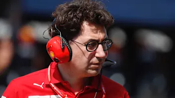 HOCKENHEIMRING, GERMANY - JULY 26: Mattia Binotto, Team Principal Ferrari during the German GP at